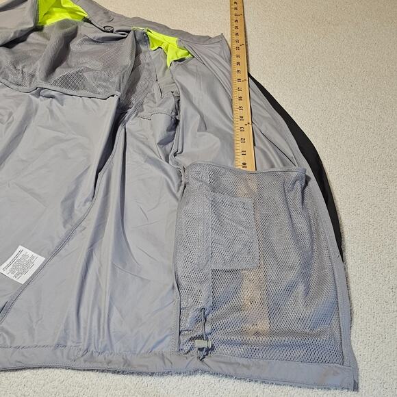 Nike Full Zip Running Windbreaker Jacket Colorblock Reflective Lightweight XL - Picture 9 of 13